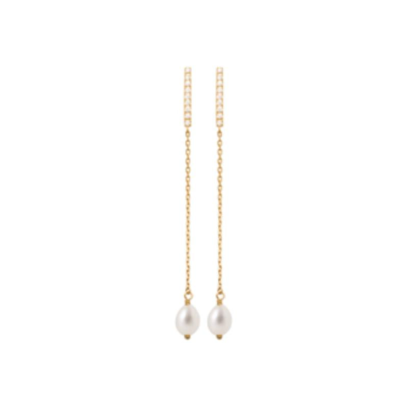 Coque de Nacre Boucles d'oreilles plaqué or 230024014