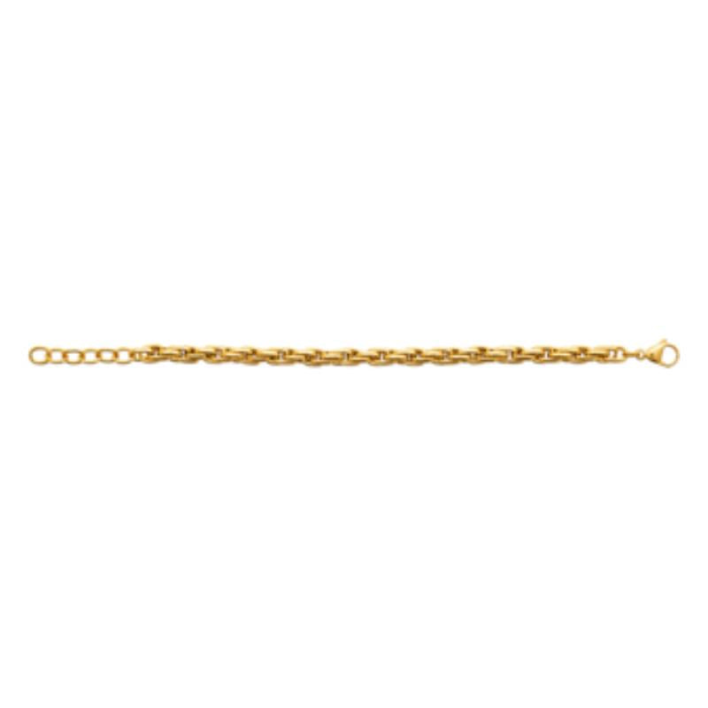 Coque de Nacre Bracelet acier doré 312201