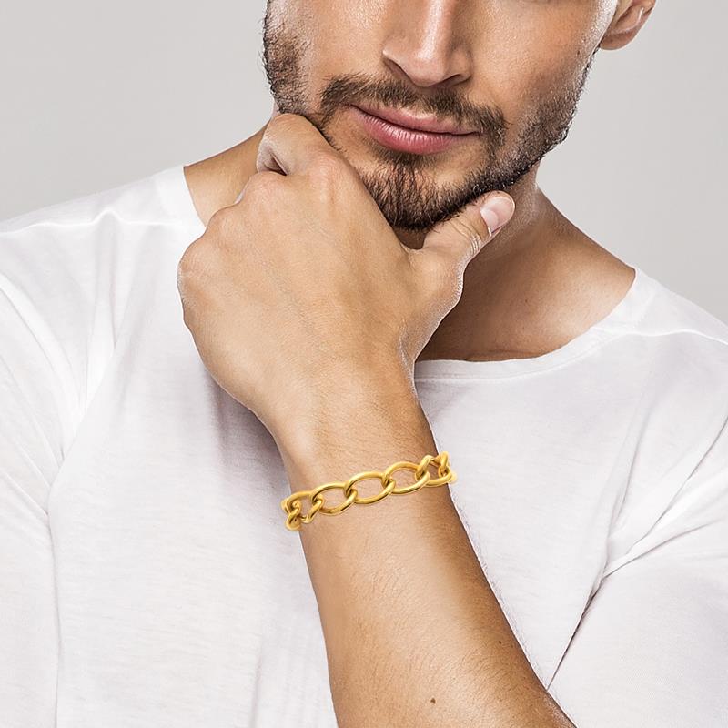 Coque de Nacre Bracelet acier doré 312205