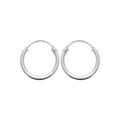 Coque de Nacre Créoles argent 702216