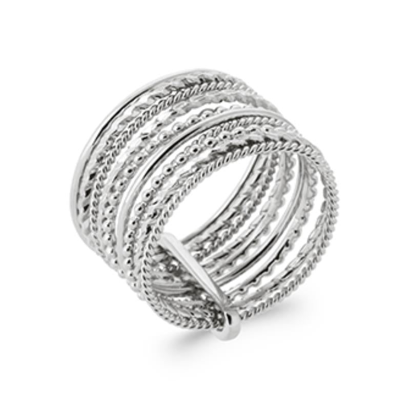 Coque de Nacre Bague semainier argent 7916700