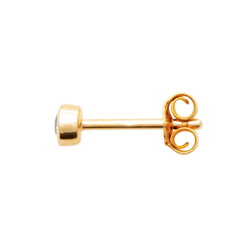 Coque de Nacre Boucle d'oreille à l'unité plaqué or 23080460U
