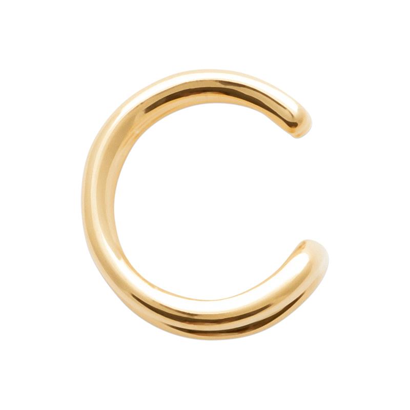 Coque de Nacre Boucle d'oreille à l'unité plaqué or 23035300