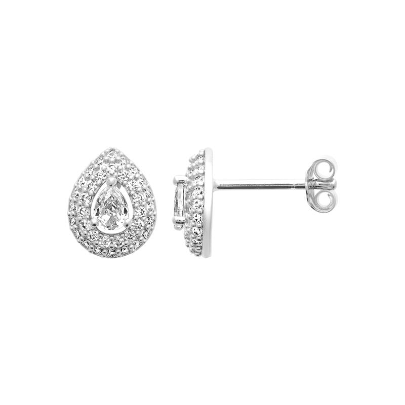 Coque de Nacre Puces d'oreilles argent 13091910