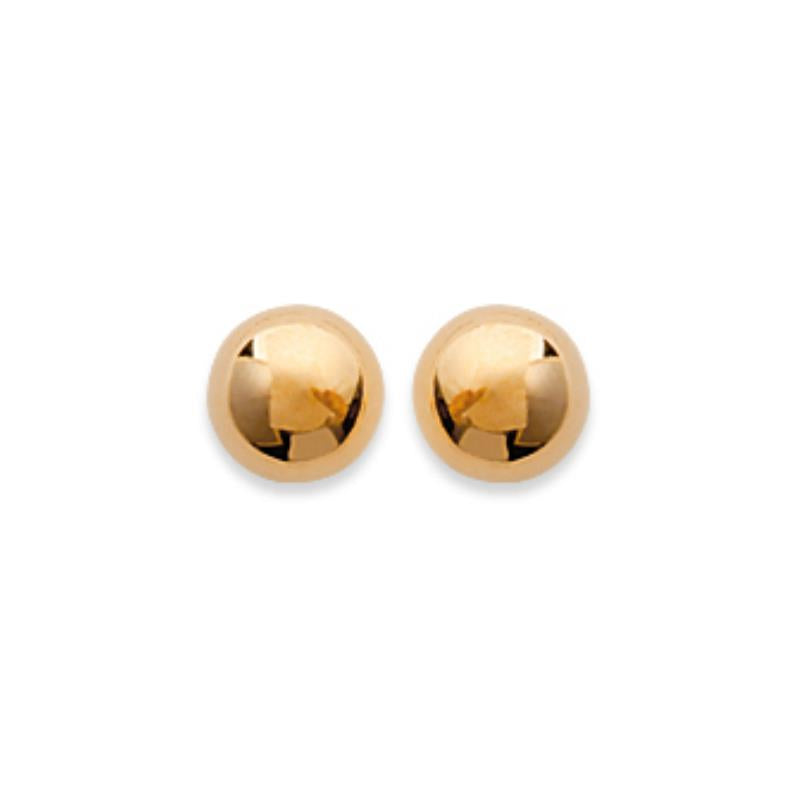 Coque de Nacre Puces d'oreilles plaqué or 20240326