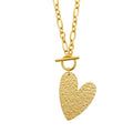 Coque de Nacre Collier acier doré 312336