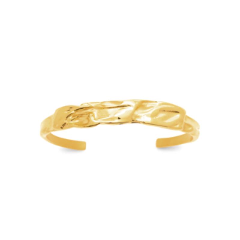 Coque de Nacre Bracelet jonc acier doré 312208