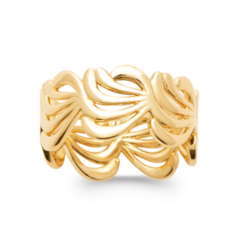 Coque de Nacre Bague plaqué or 2986200