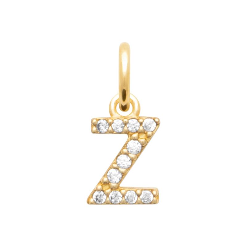 Coque de Nacre Pendentif initiale plaqué or 2776726