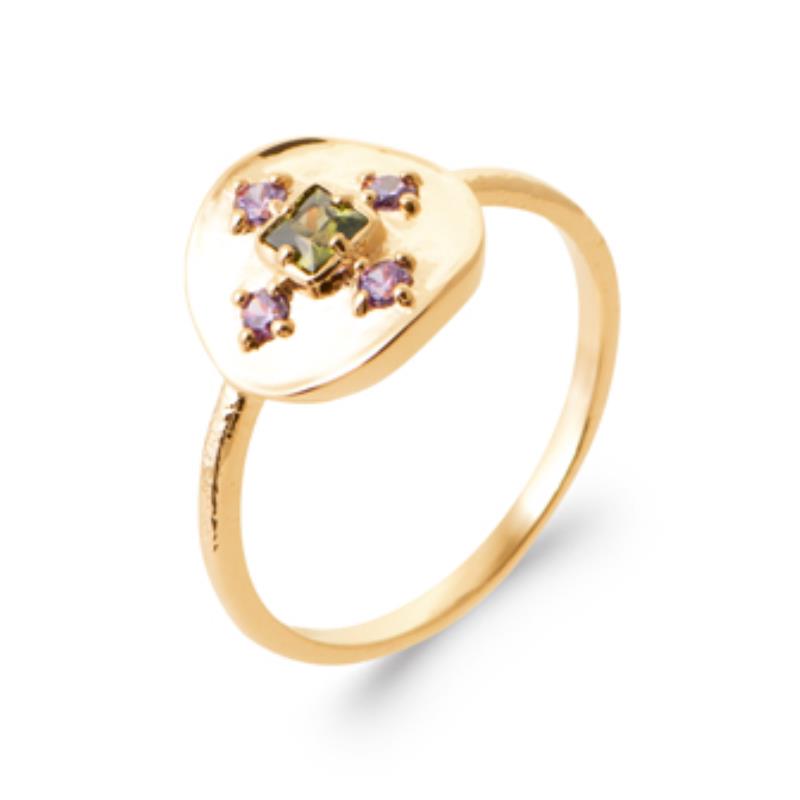 Coque de Nacre Bague plaqué or 2978105