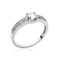 Coque de Nacre Bague solitaire argent 1249110