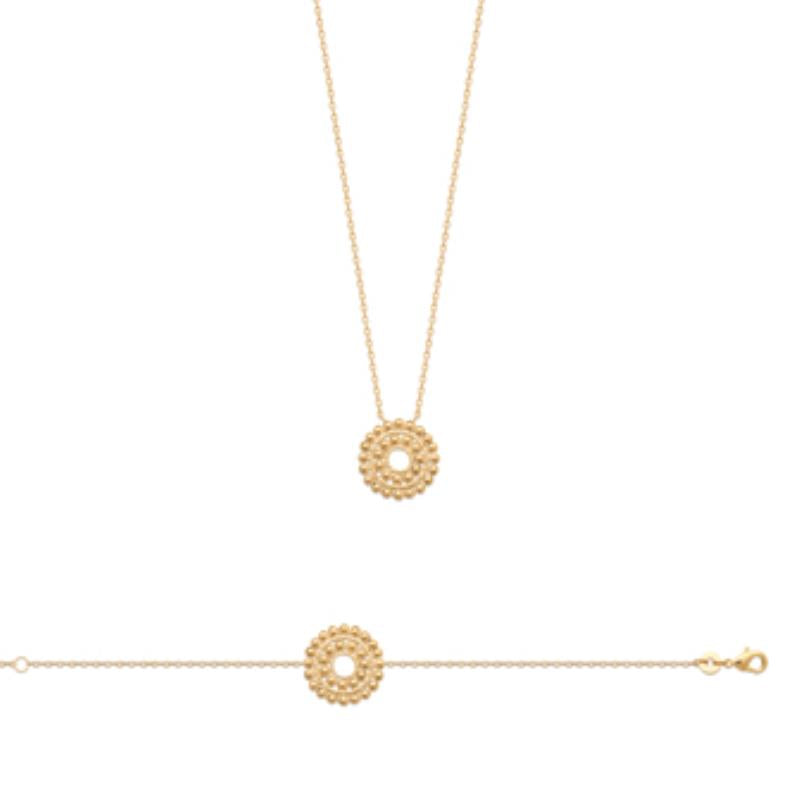 Coque de Nacre Bracelet plaqué or 921929