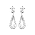 Coque de Nacre Boucles d'oreilles pendantes argent 13080710