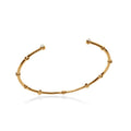 Coque de Nacre Bracelet jonc plaqué or 971772