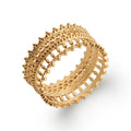 Coque de Nacre Bague plaqué or 2273400