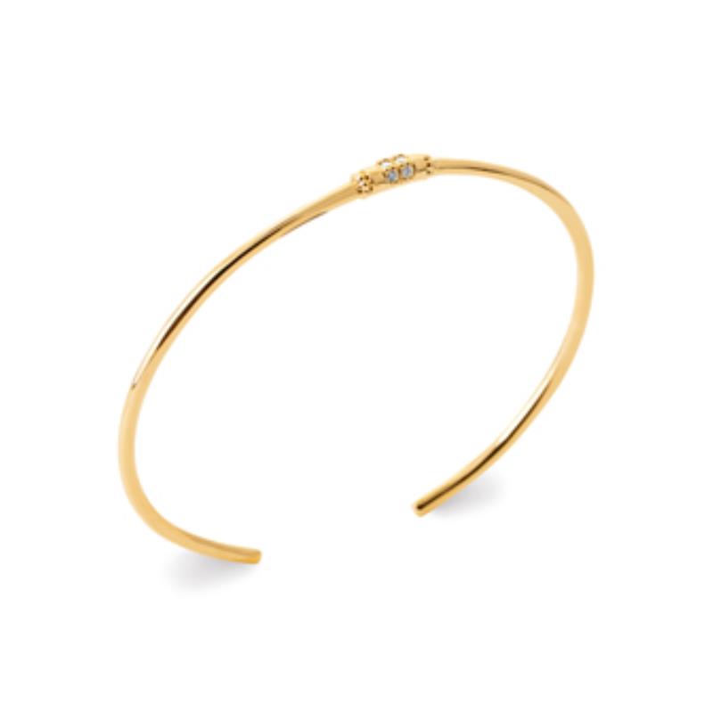 Coque de Nacre Bracelet jonc plaqué or 974231