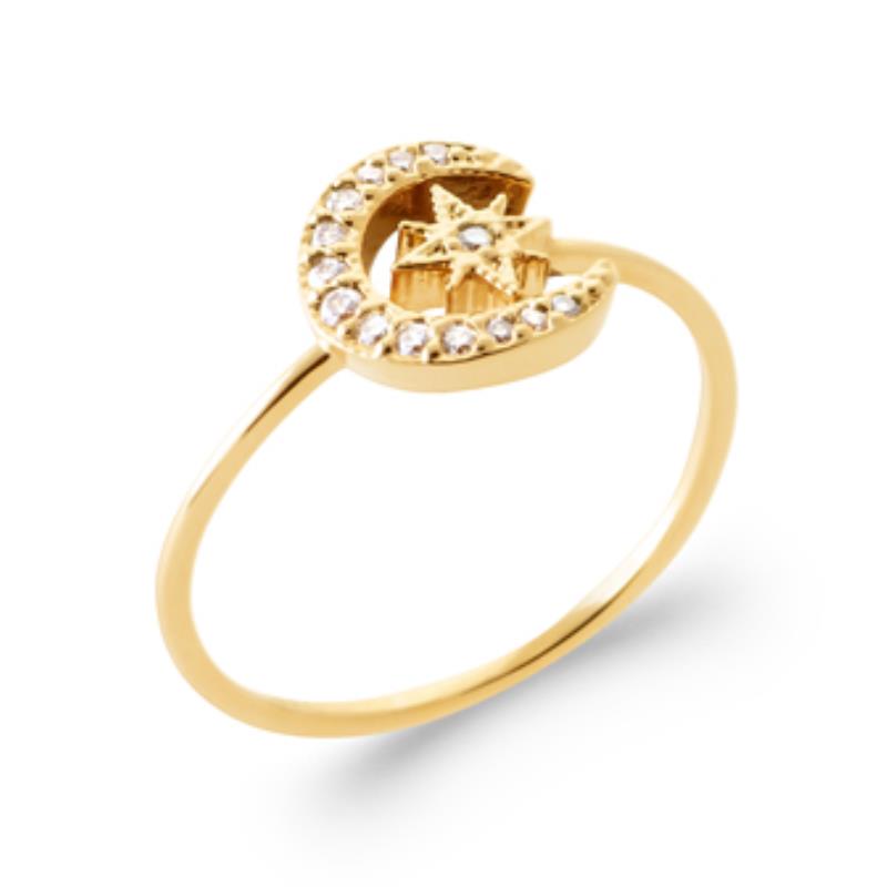 Coque de Nacre Bague plaqué or 2955410