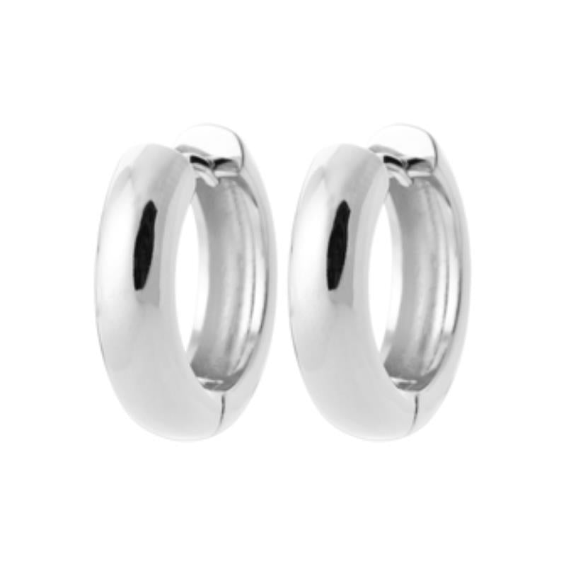 Coque de Nacre Créoles argent 7656620