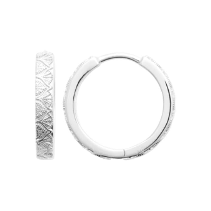 Coque de Nacre Créoles argent 7683200