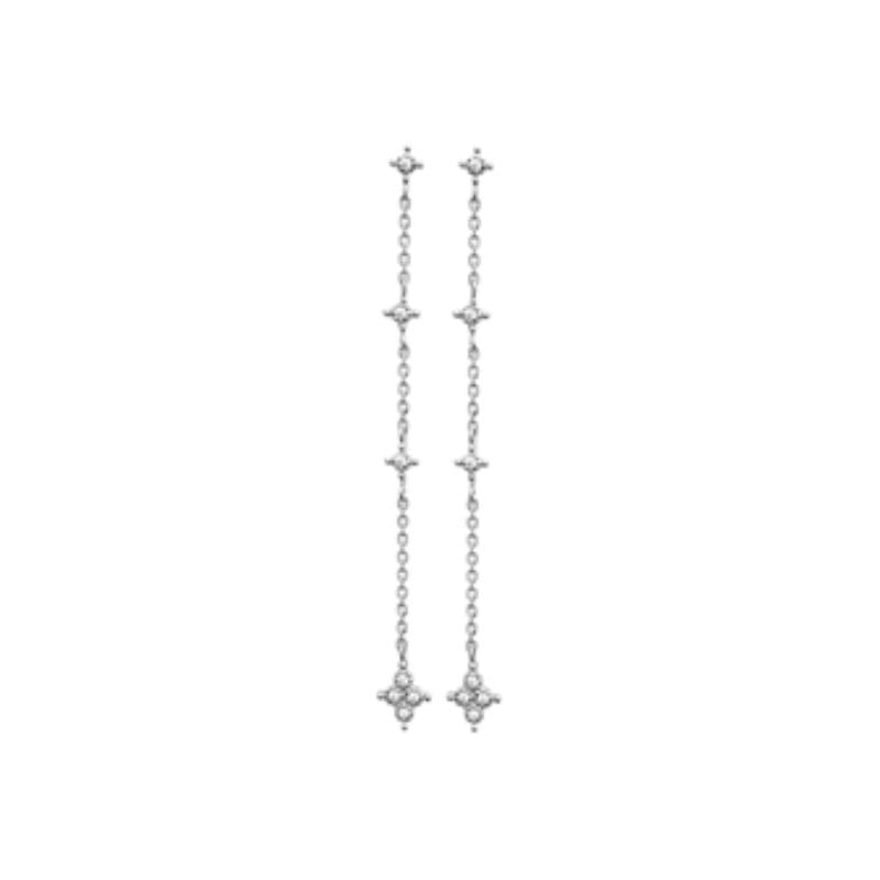 Coque de Nacre Boucles d'oreilles pendantes argent 13002210
