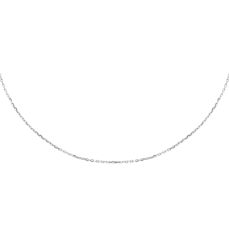 Coque de Nacre Chaîne maille forçat argent 723035