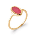 Coque de Nacre Bague plaqué or 2927120