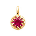 Coque de Nacre Pendentif plaqué or 2782020