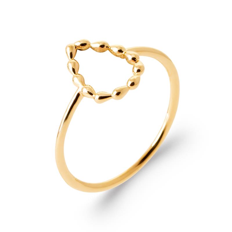 Coque de Nacre Bague plaqué or 20011500