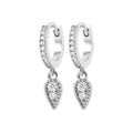 Coque de Nacre Créoles argent 1638410
