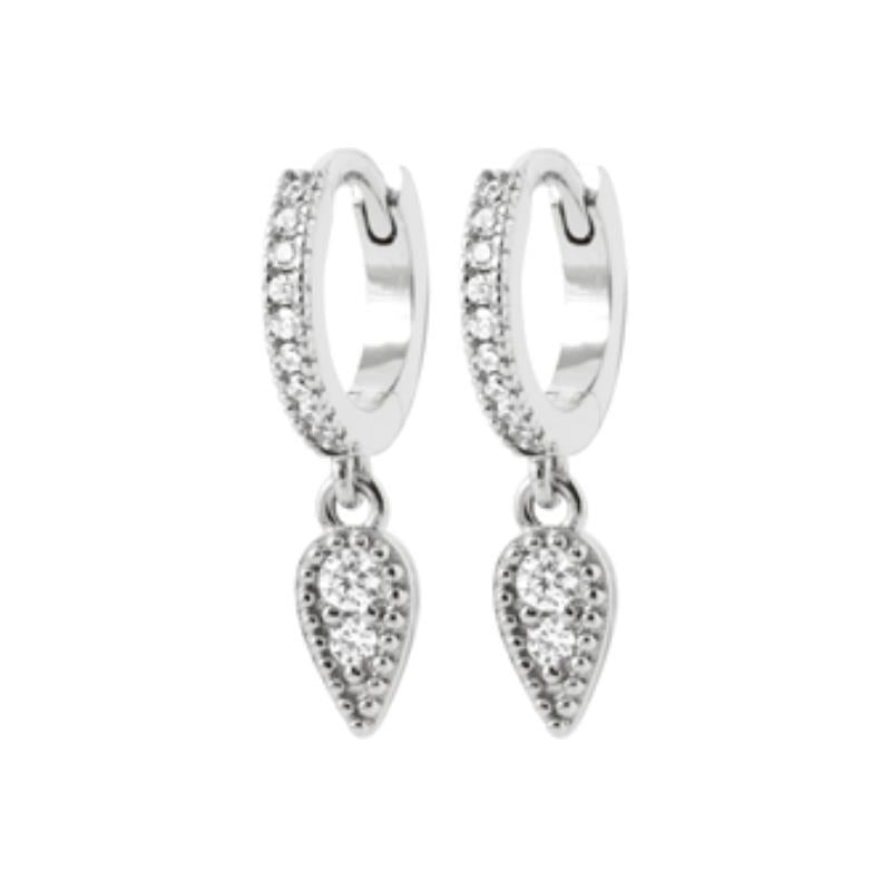 Coque de Nacre Créoles argent 1638410
