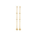 Coque de Nacre Boucles d'oreilles pendantes plaqué or 23002210