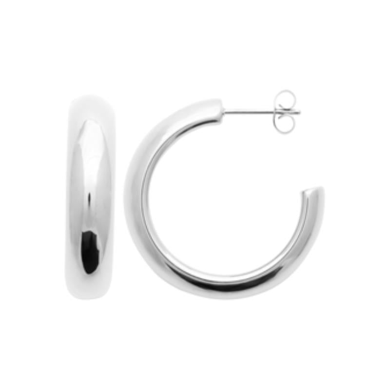 Coque de Nacre Créoles acier 3604200