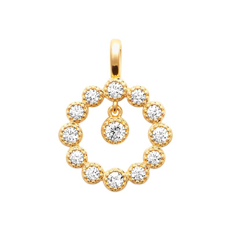 Coque de Nacre Pendentif plaqué or 2793910
