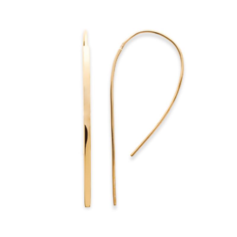 Coque de Nacre Boucles d'oreilles pendantes plaqué or 2543500