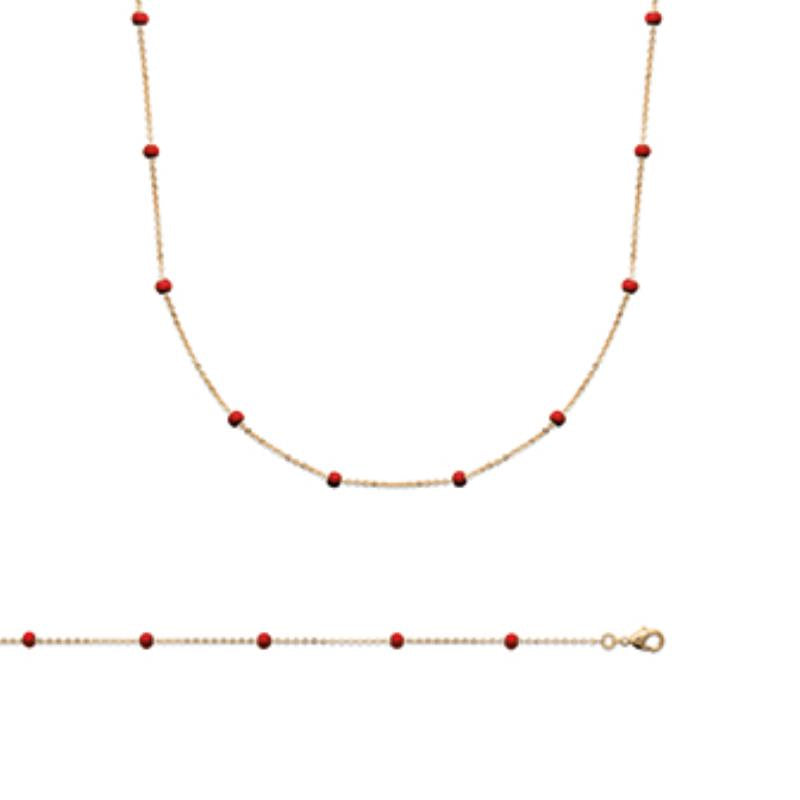 Coque de Nacre Collier plaqué or 290962