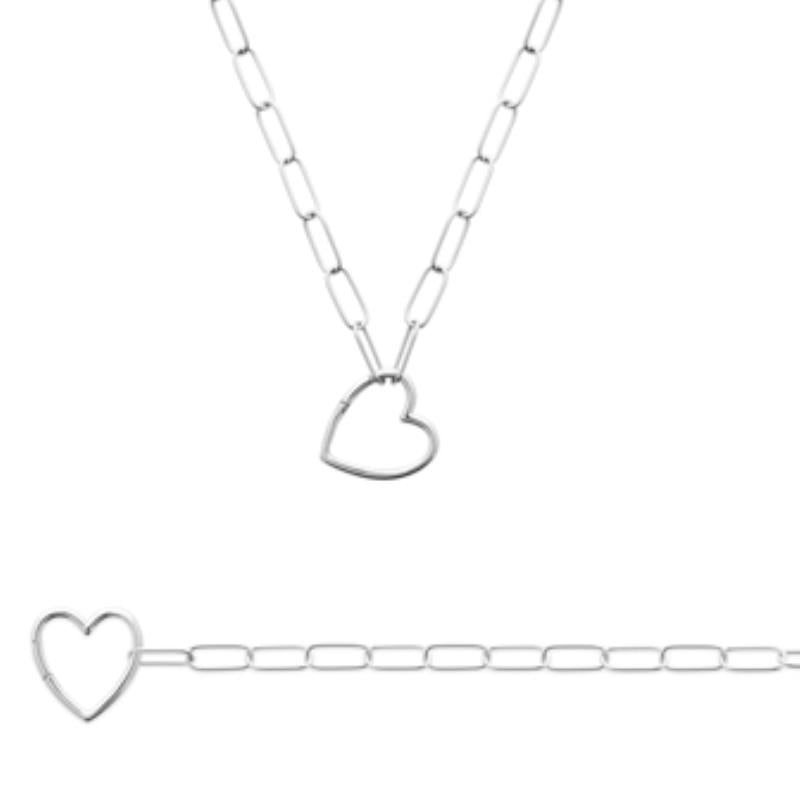 Coque de Nacre Collier argent 721924