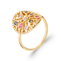 Coque de Nacre Bague plaqué or 2999405