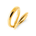 Izee Bague acier doré 3416809