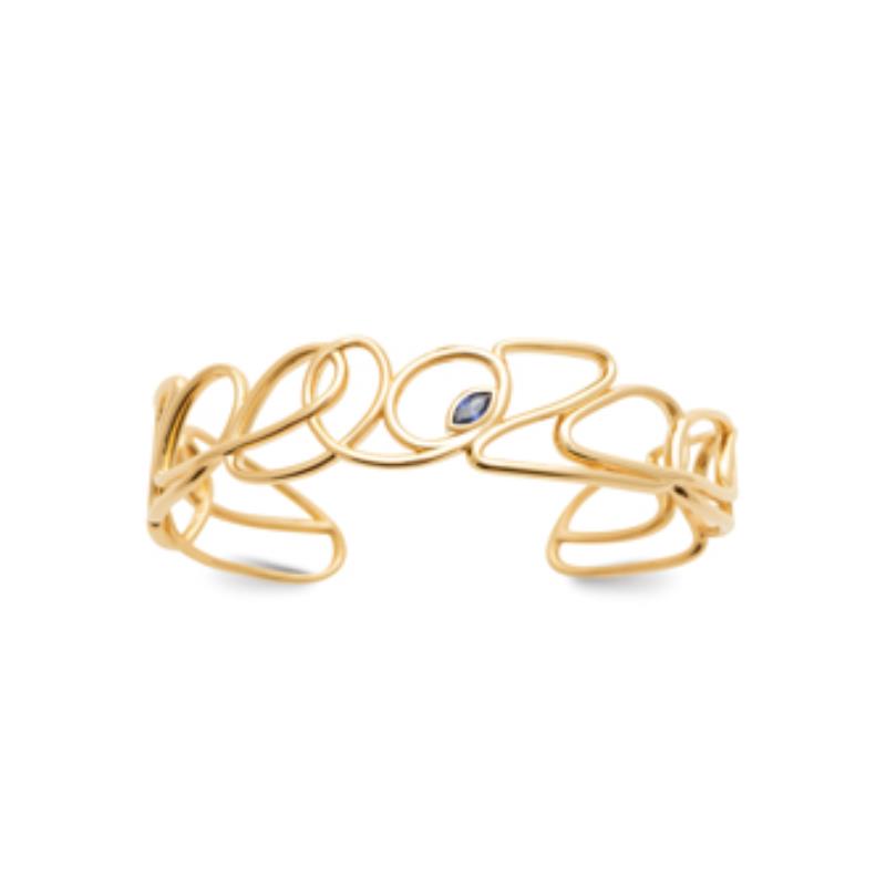 Coque de Nacre Bracelet jonc plaqué or 974188