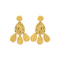 Izee Boucles d'oreilles pendantes acier doré 3133909