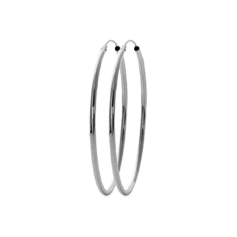 Coque de Nacre Créoles argent 702260