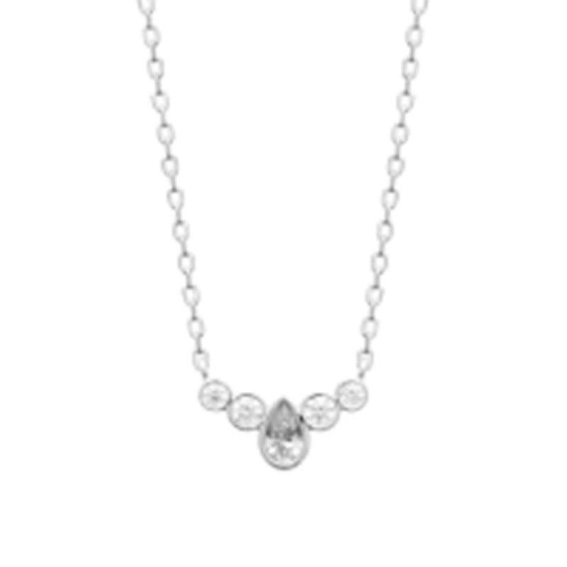 Coque de Nacre Collier argent 873888