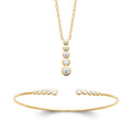 Coque de Nacre Collier plaqué or 971723