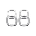 Coque de Nacre Puces d'oreilles argent 73003700