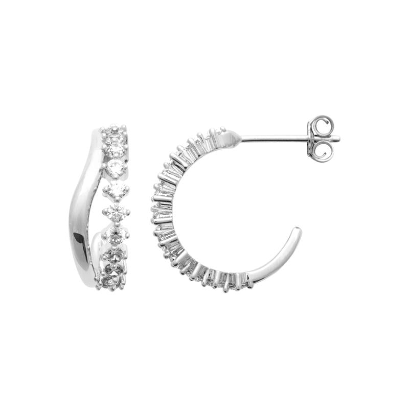 Coque de Nacre Créoles plaqué argent 43061810