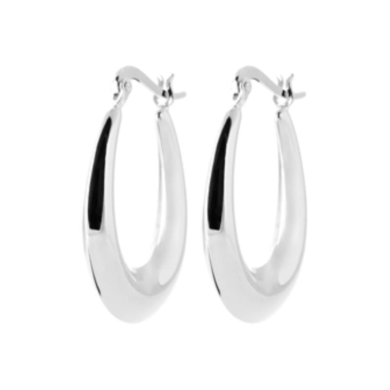 Coque de Nacre Créoles argent 7670700