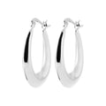 Coque de Nacre Créoles argent 7670700