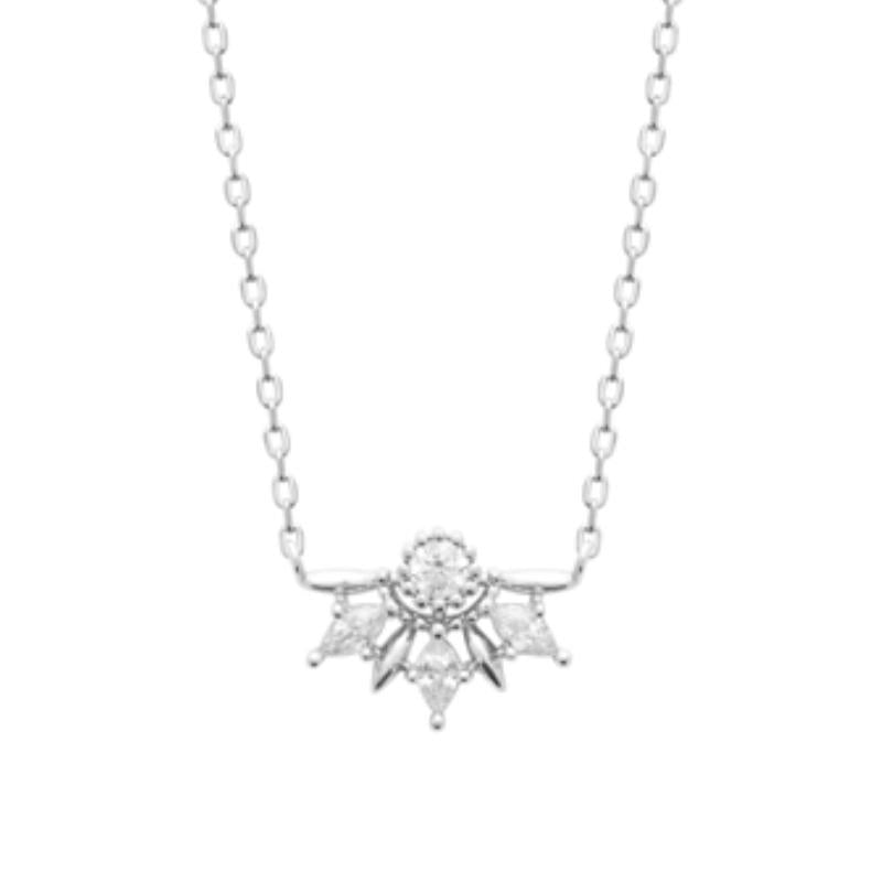 Coque de Nacre Collier argent 874006