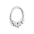 Coque de Nacre Créoles argent 7677400