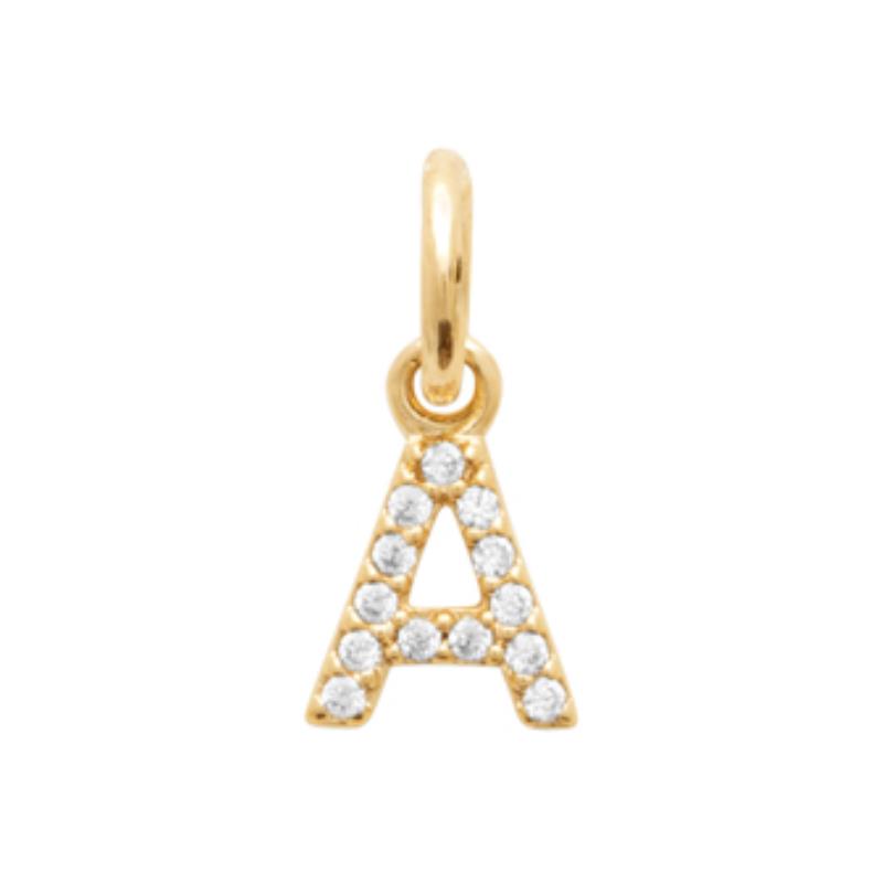 Coque de Nacre Pendentif initiale plaqué or 2776701
